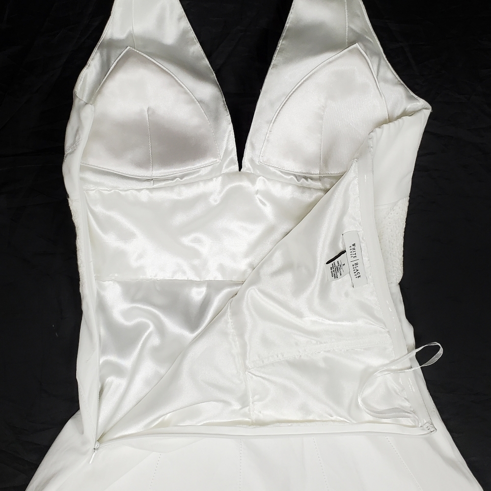 White House Black Market White Halter Midi Dress - Picture 8 of 11
